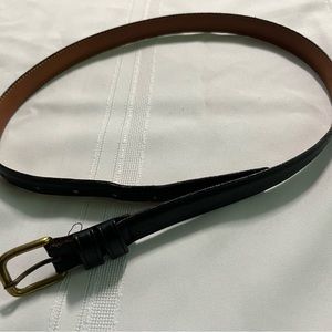 Lands’ End leather belt